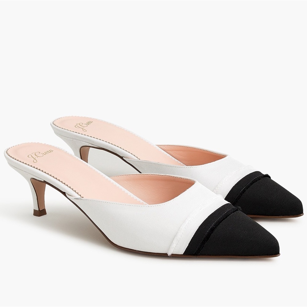 NIB Jcrew Sophia cap toe mule